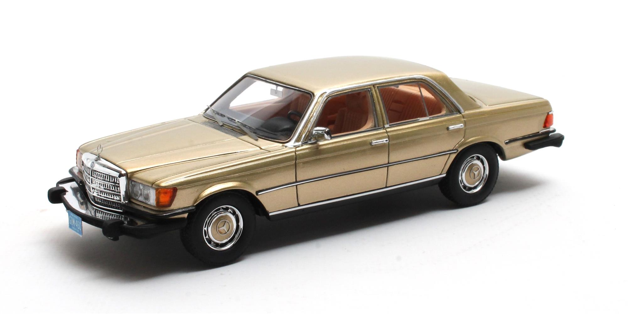 Mercedes-Benz 300SD Turbo Diesel W116 USA Goud - 1:43